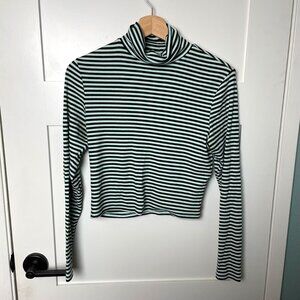 Levi's Y2K Striped Cropped Turtleneck